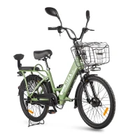 Электровелосипед Green City Gelbert ALFA 1 ST / Eltreco Alfa New Темно-зеленый