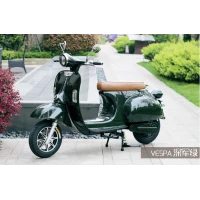 Электроскутер GreenCamel Vespa Style, 72V 3000W R12 быстросъем Темно-зеленый